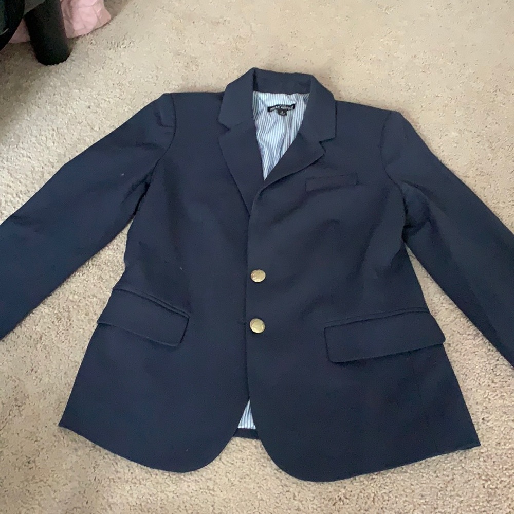 JCrew Factory School Boy Blazer Navy